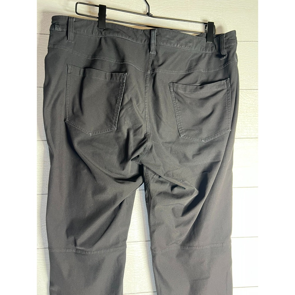 Lululemon 38x32 Black ABC Slim-Fit 5 Pocket Mens Warpstreme Pants - Picture 14 of 14